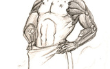 Adam_jensen_in_a_towel_sketch_by_c_hsu_run-d40muhn